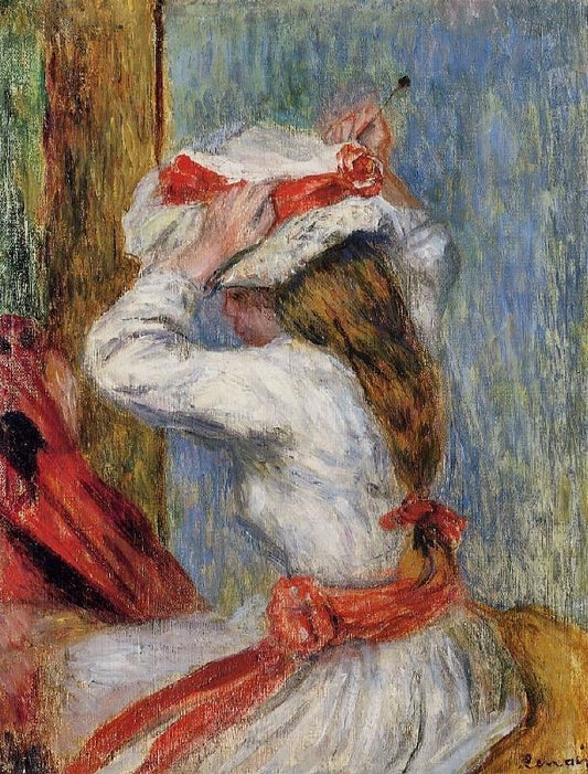 Child’S Head by Pierre Auguste Renoir