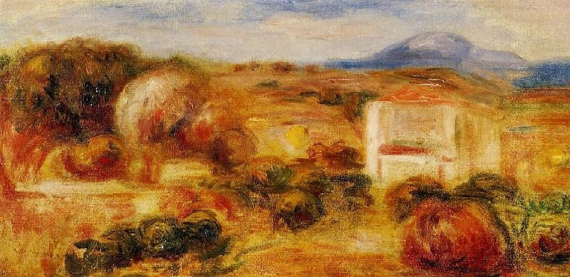 LANDSCAPE WITH WHITE HOUSE