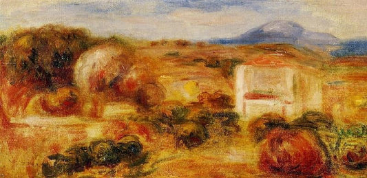 Landscape With White House by Pierre Auguste Renoir
