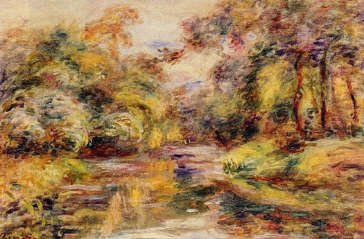 Little River by Pierre Auguste Renoir