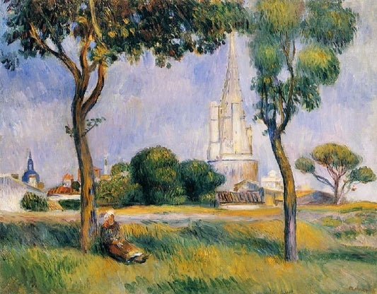 La Poudrerie De La Rochelle by Pierre Auguste Renoir
