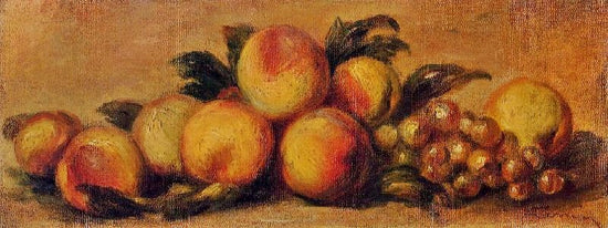 Still Life With Peaches And Grapes by Pierre Auguste Renoir