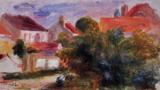 Street In Essoyes by Pierre Auguste Renoir
