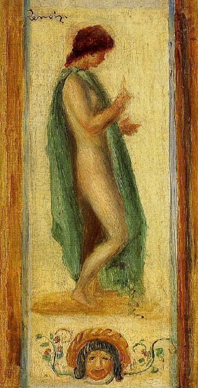 Study Of A Woman, For Oedipus by Pierre Auguste Renoir