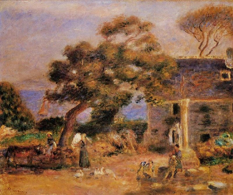 View Of Treboul by Pierre Auguste Renoir