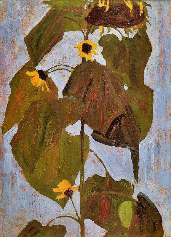 Sunflower I by Egon Schiele