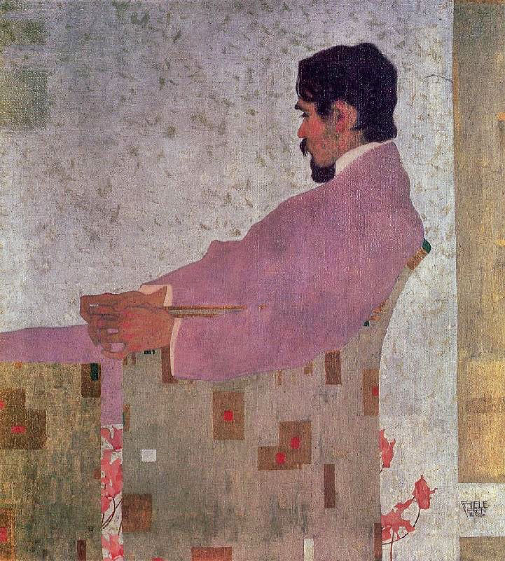 Portrait Of The Painter Anton Peschka by Egon Schiele