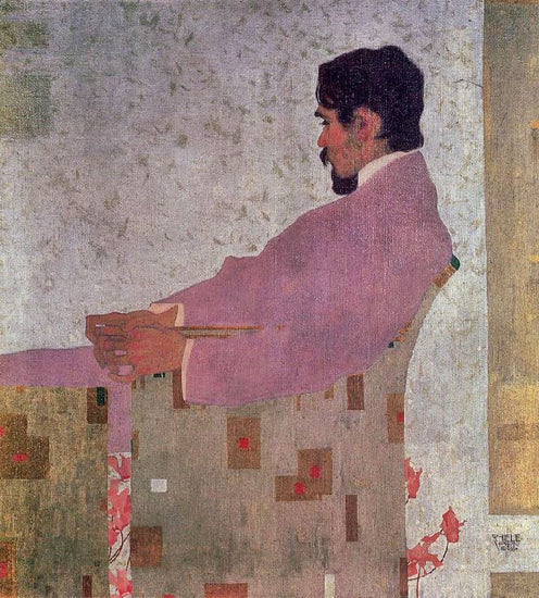 Portrait Of The Painter Anton Peschka by Egon Schiele