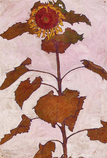 Sunflower by Egon Schiele