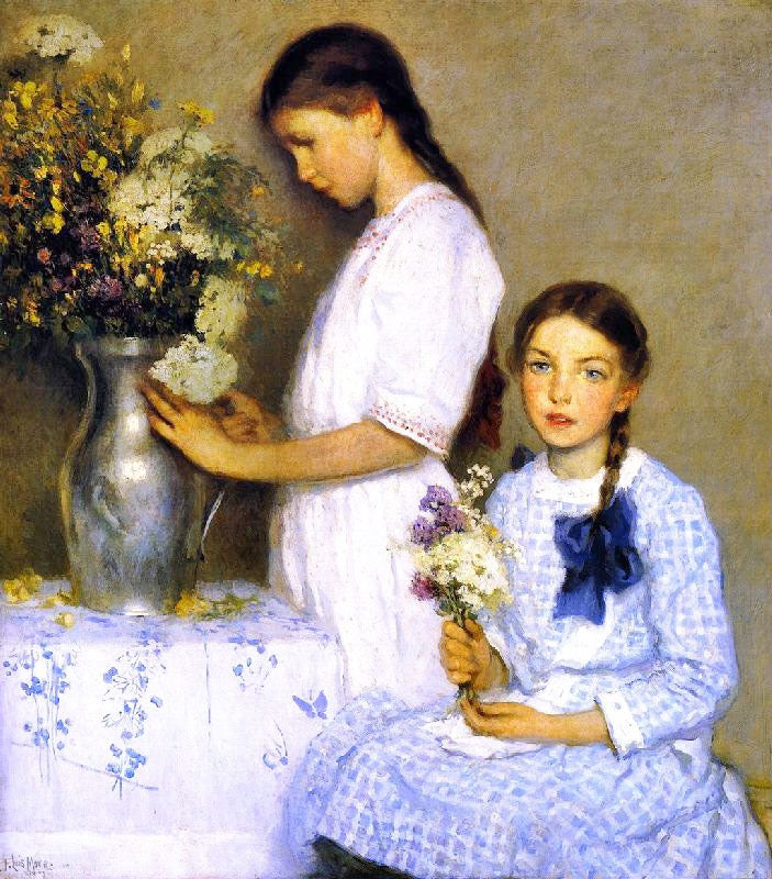 Flowers Of The Field by Francis Luis Mora