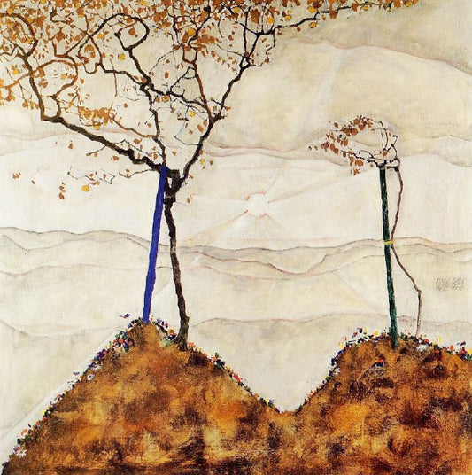 Autumn Sun I by Egon Schiele