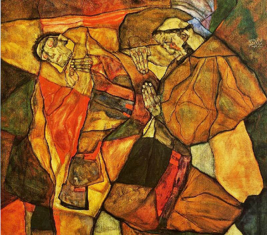Agony by Egon Schiele