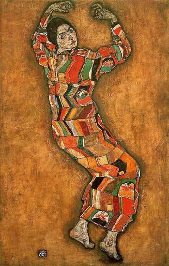 Portrait Of Friederike Maria Beer by Egon Schiele