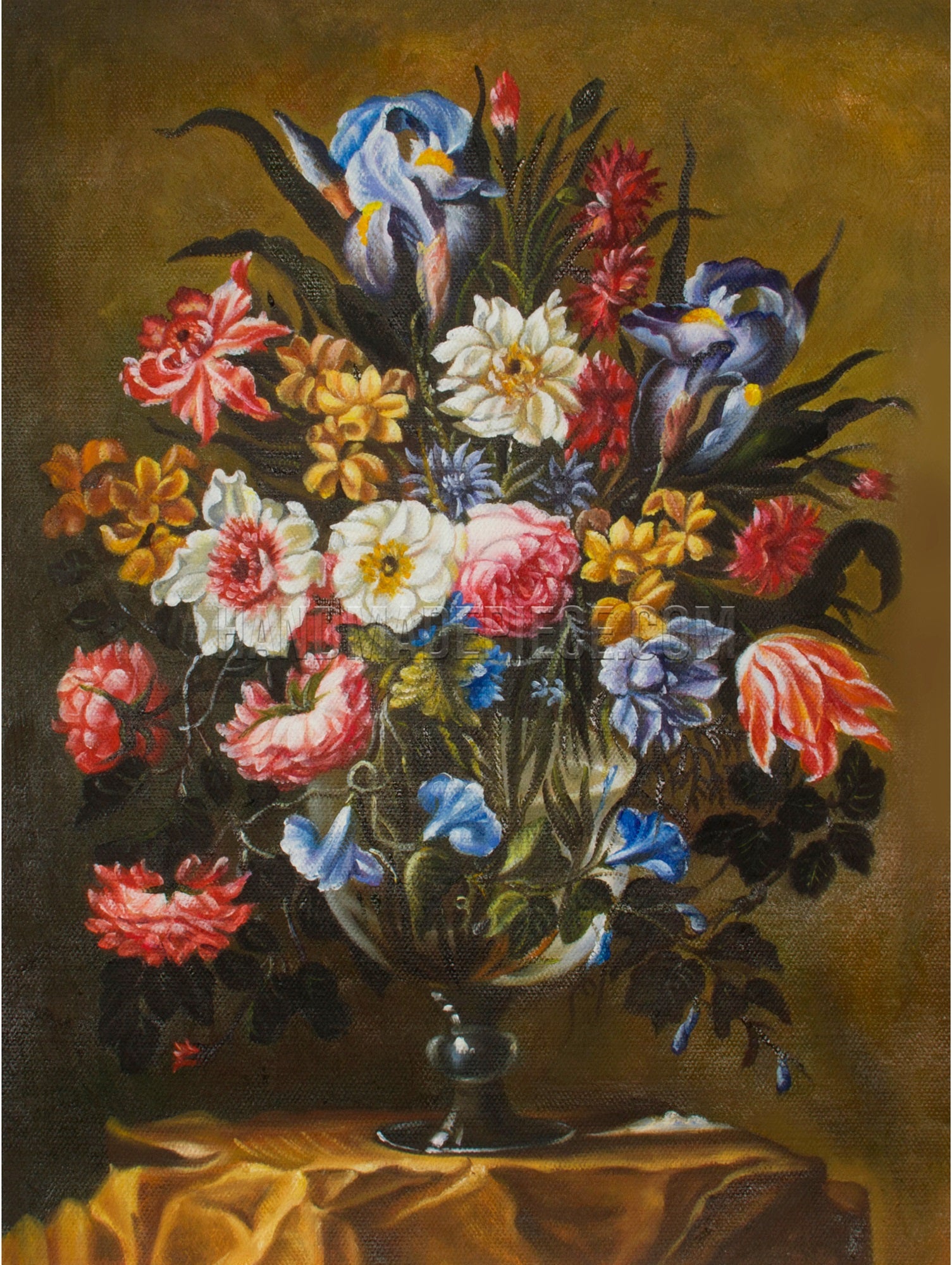 Crystal Flower Vase by Juan de Arellano