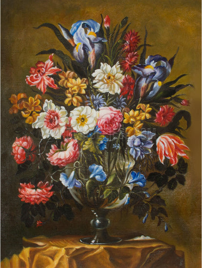 Crystal Flower Vase by Juan de Arellano