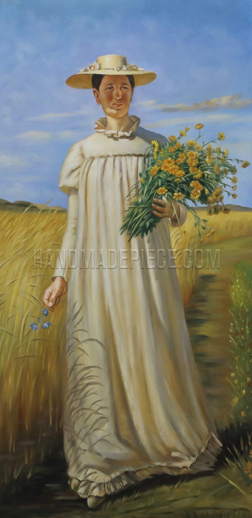 Anna Ancher Returning From The Field by Michael Peter Ancher