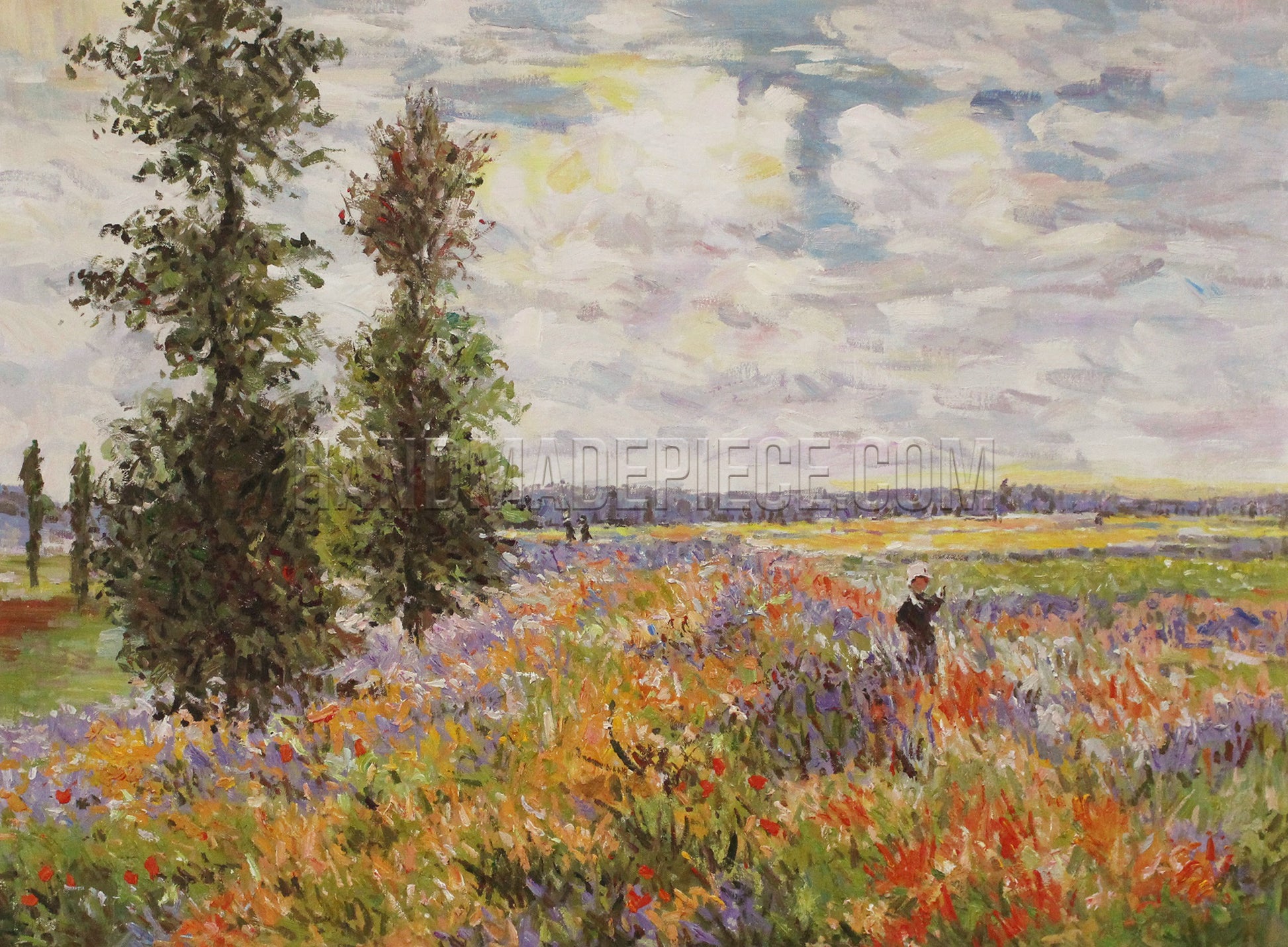 Poppy Field, Argenteuil by Claude Oscar Monet