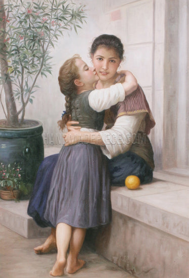 A Little Coaxing by William Bouguereau