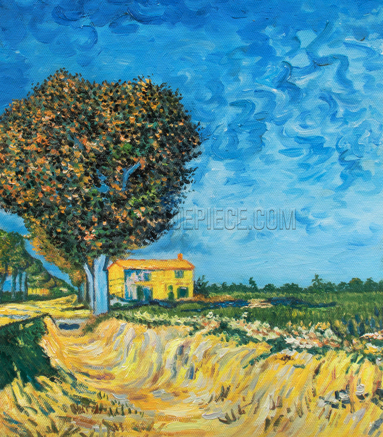 A Lane Near Arles by Vincent van Gogh