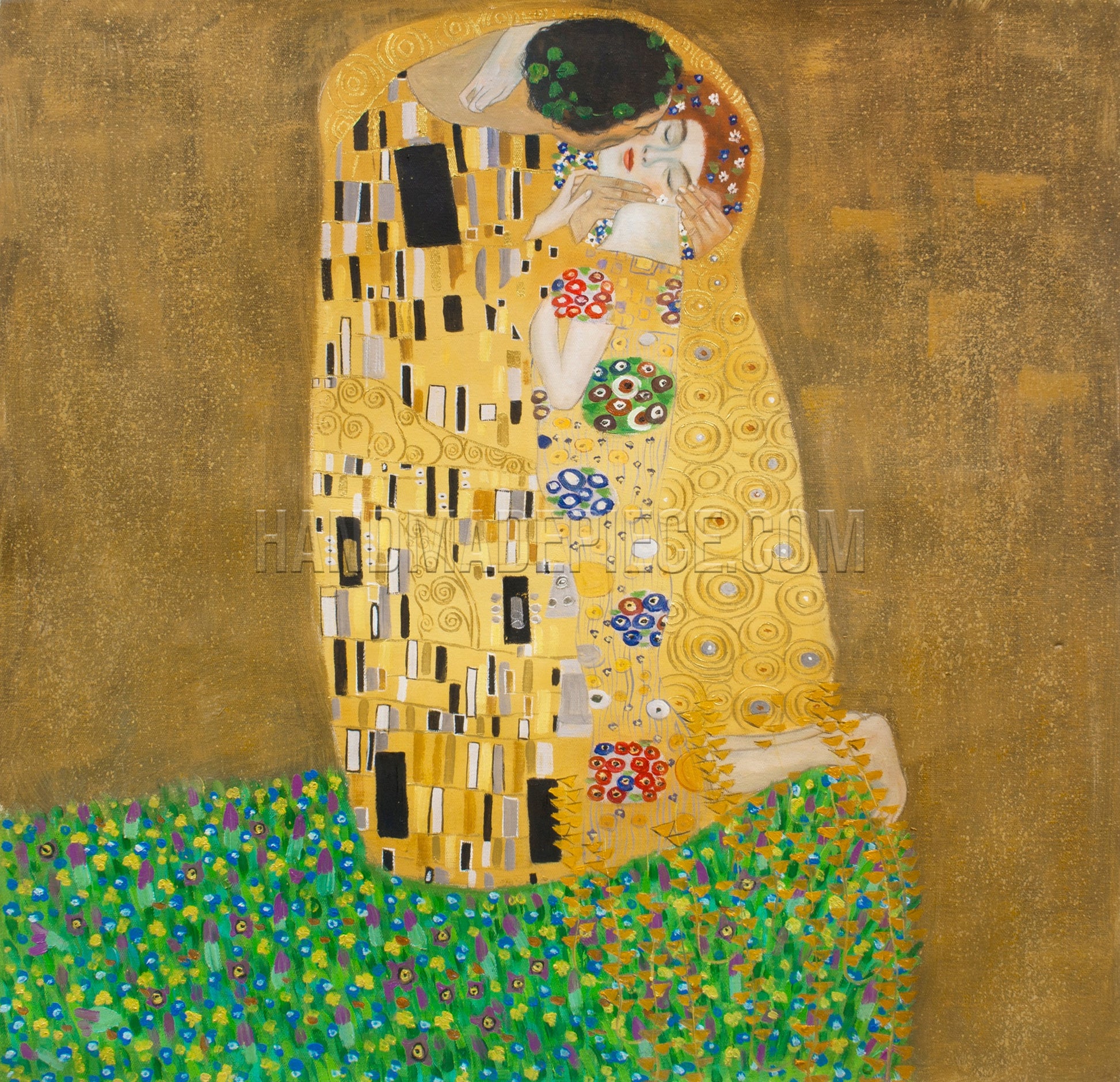 The Kiss by Gustav Klimt