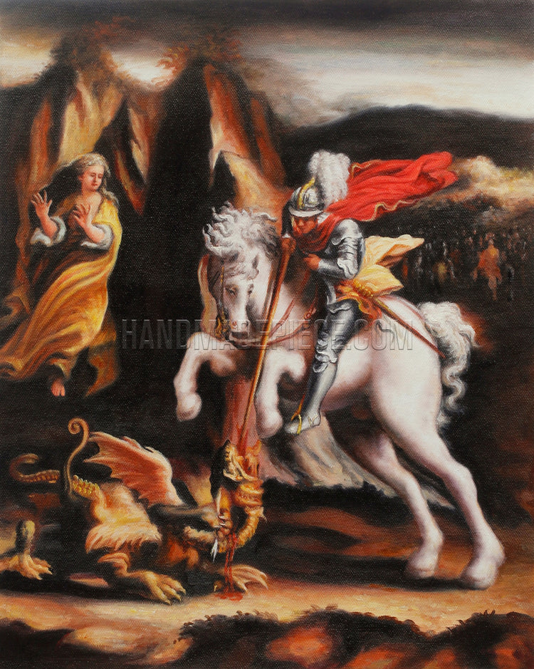 St. George And The Dragon by Lelio Orsi