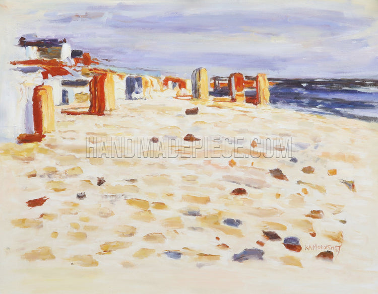 Beach Baskets In Holland by Wassily Kandinsk