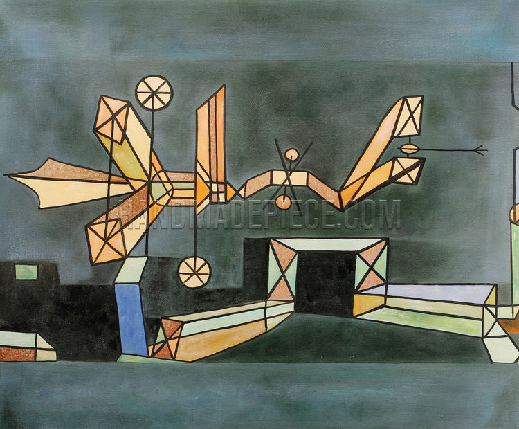 Arrival Of The Air Dragon by Paul Klee