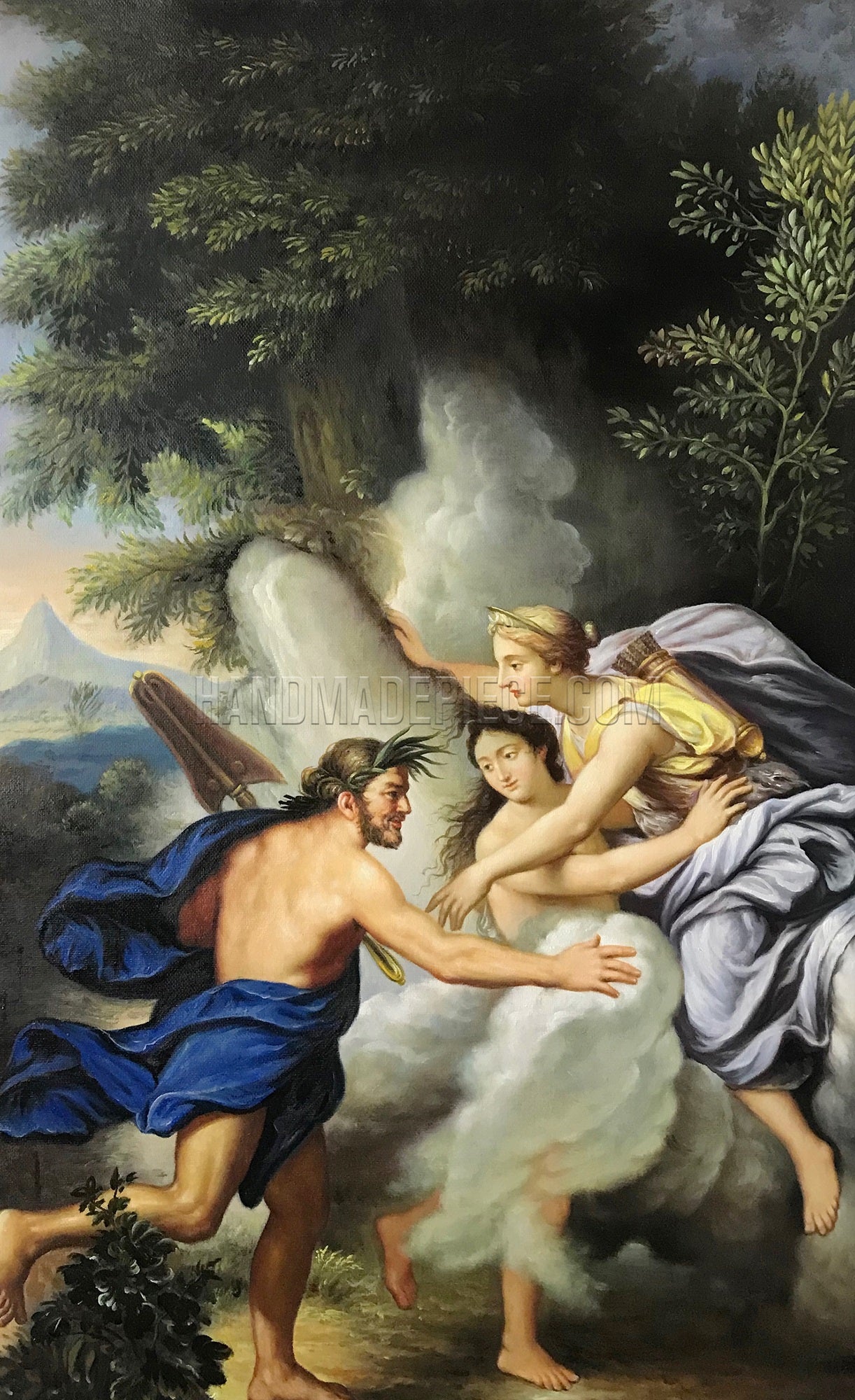 Alpheus And Arethusa by René-Antoine Houasse