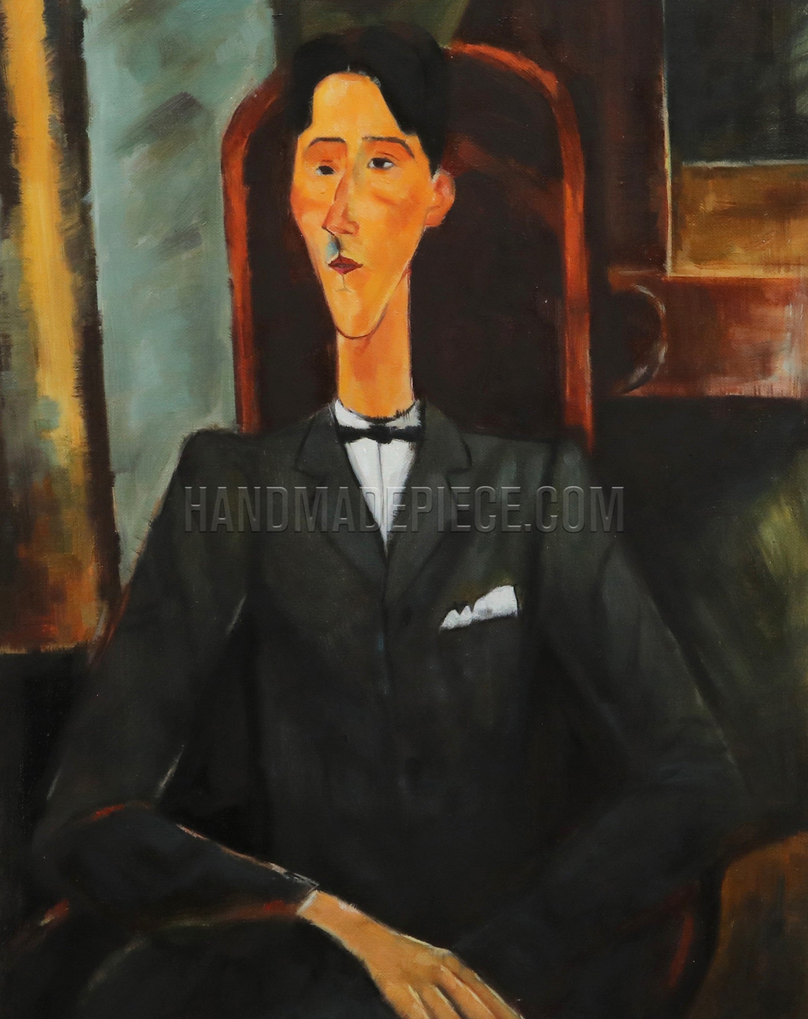 Jean Cocteau by Amedeo Modigliani