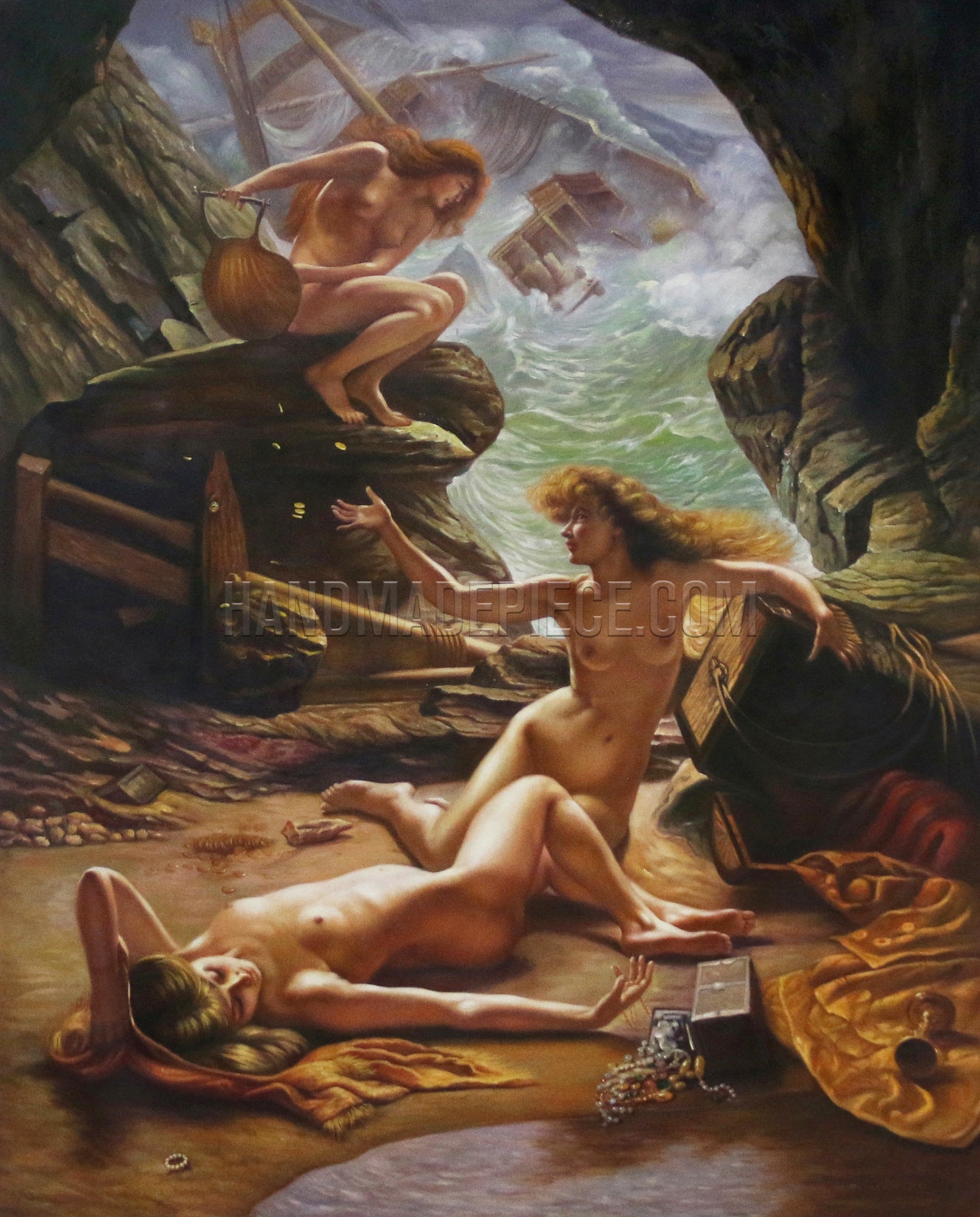 The Cave Of The Storm Nymphs by Sir Edward John Poynter