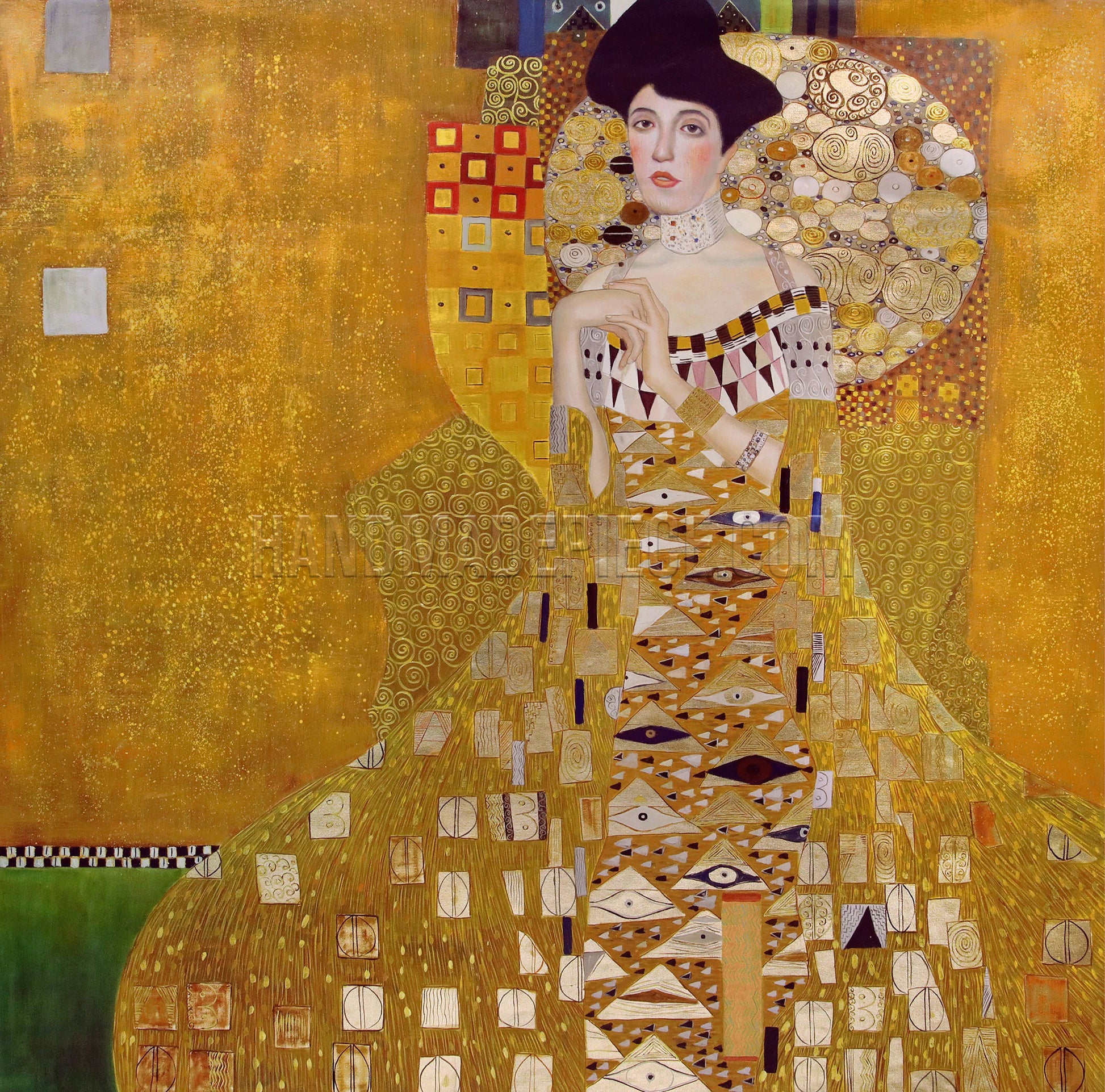 Adele Bloch-Bauer I, 1907 by Gustav Klimt