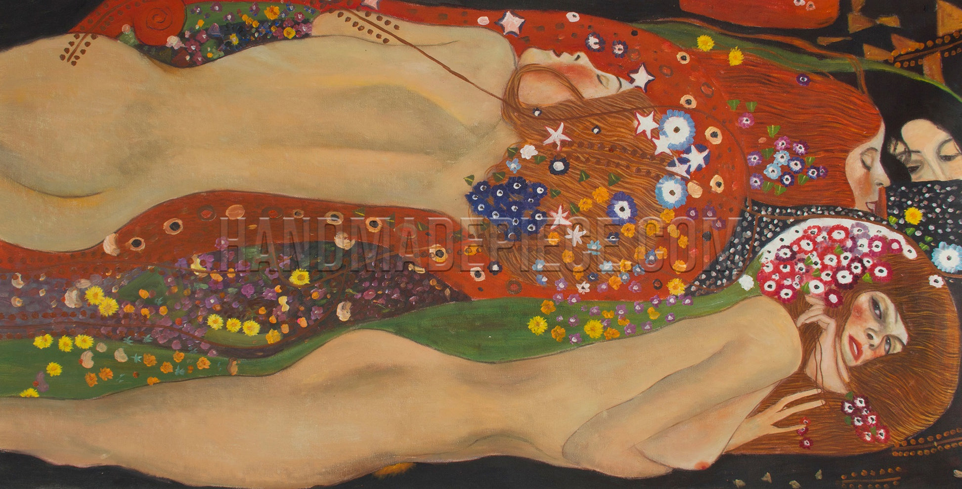 Water Snakes Ii by Gustav Klimt