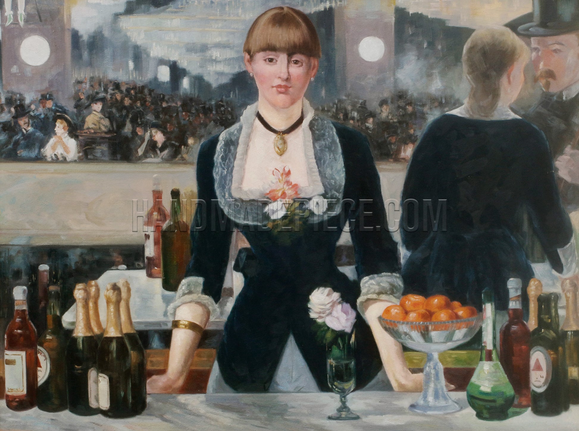 A Bar At The Folies-Bergere by Édouard Manet