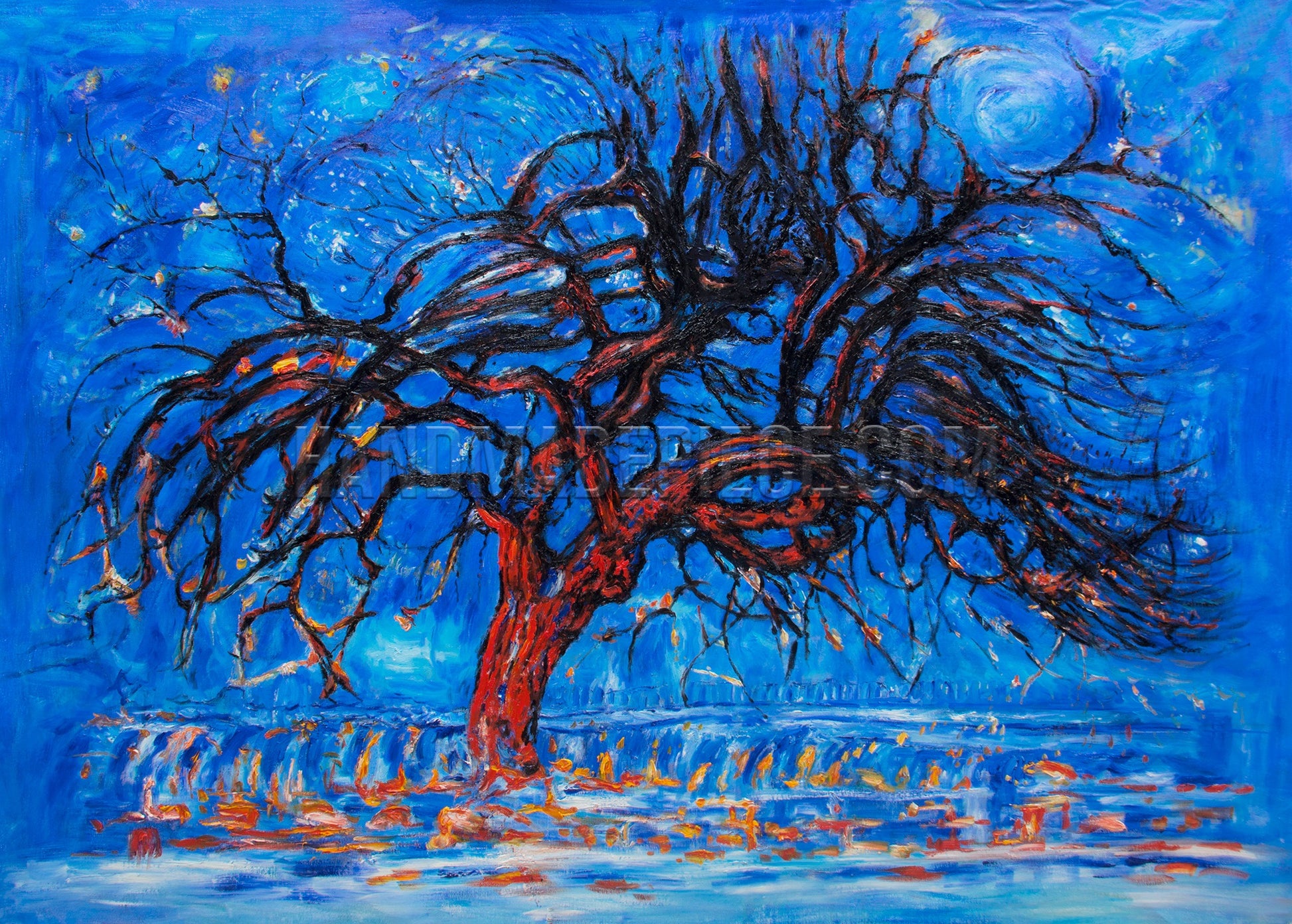 Red Tree by Piet Mondrian