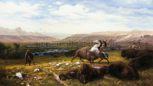 The Last Of The Buffalo, 1888 by Albert Bierstadt