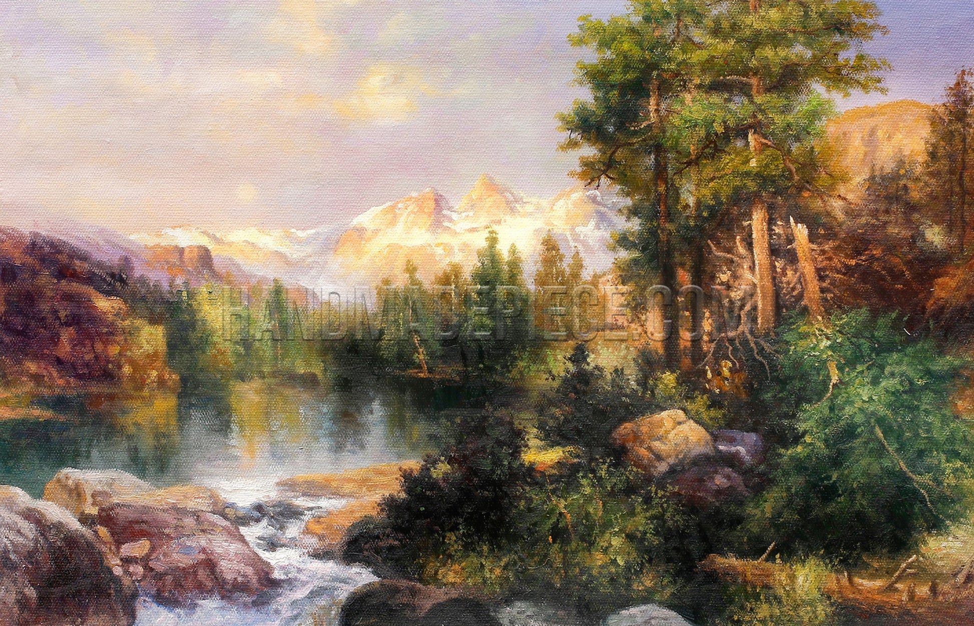 The Three Tetons by Thomas Moran