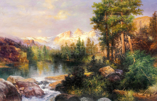 The Three Tetons by Thomas Moran