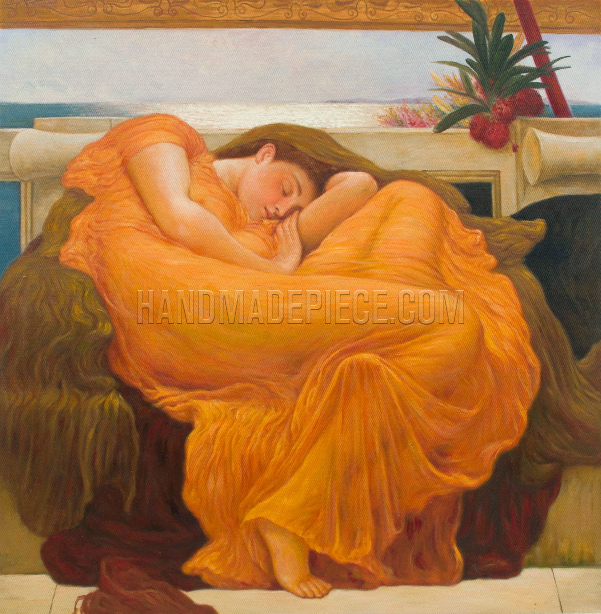 Flaming June, 1895 by Sir Frederic Lord Leighton