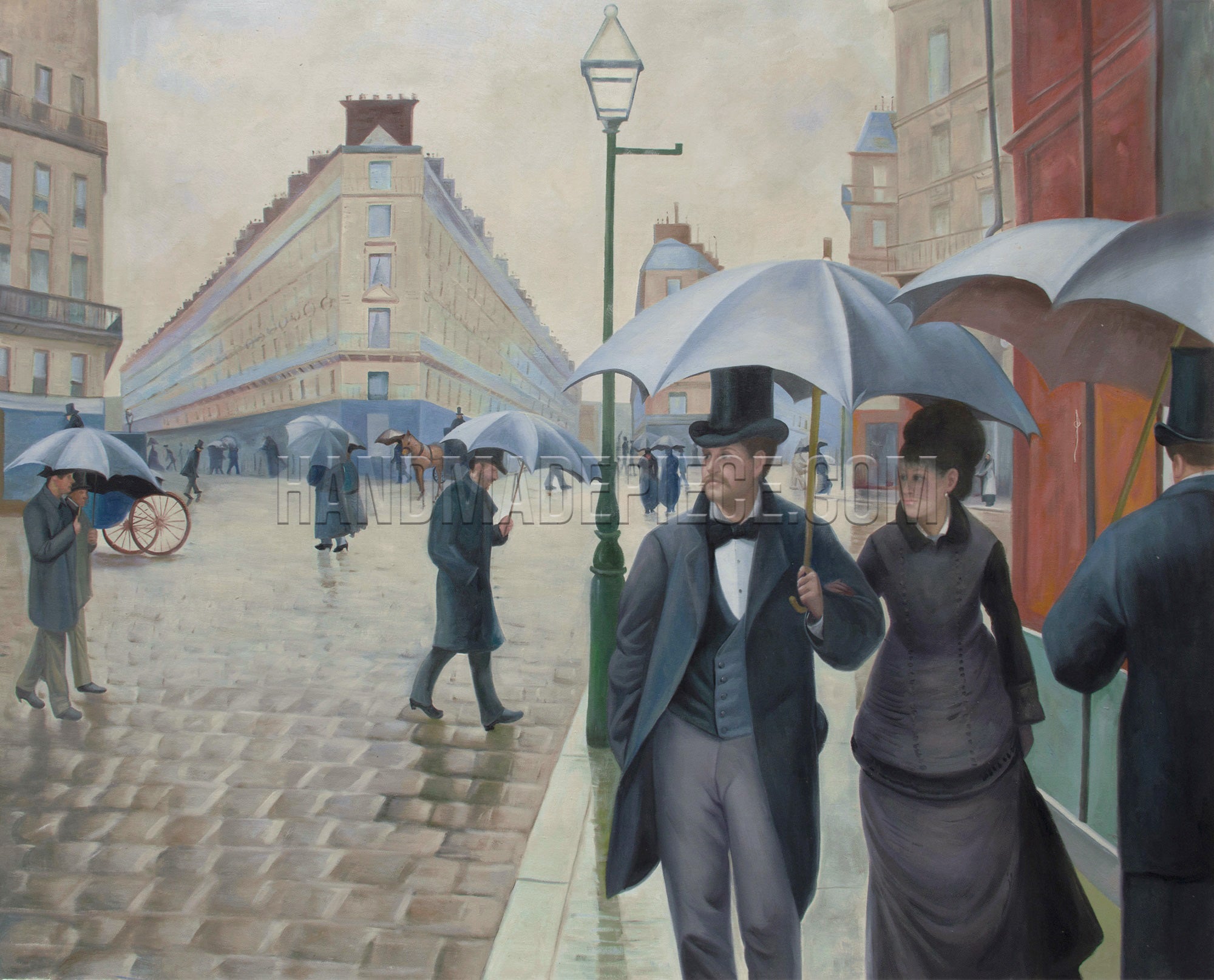 Paris Street, Rainy Day by Gustave Caillebotte