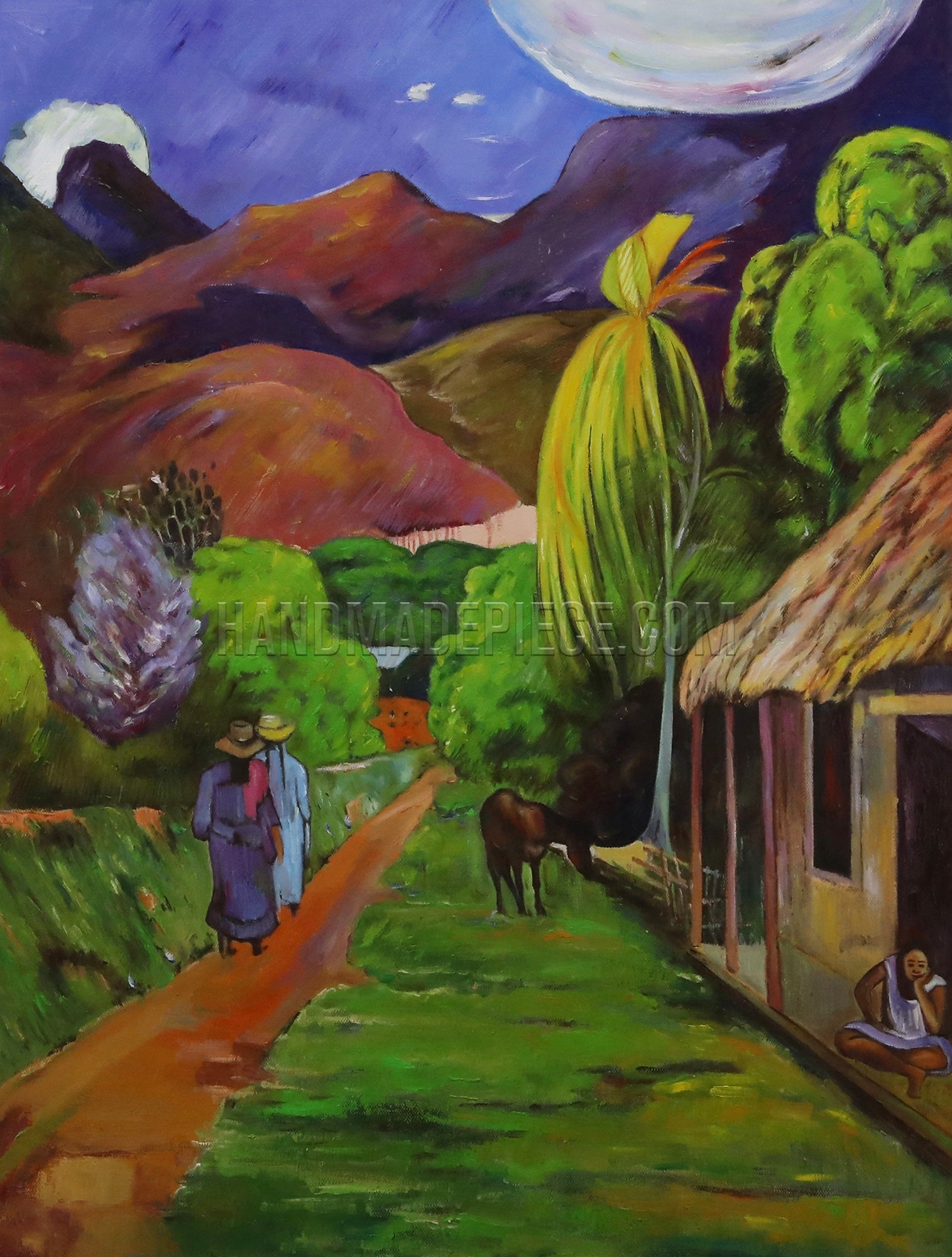 Road In Tahiti by Paul Gauguin