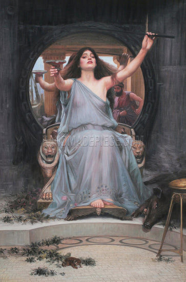 Circe Offering The Cup To Odysseus by John William Waterhouse