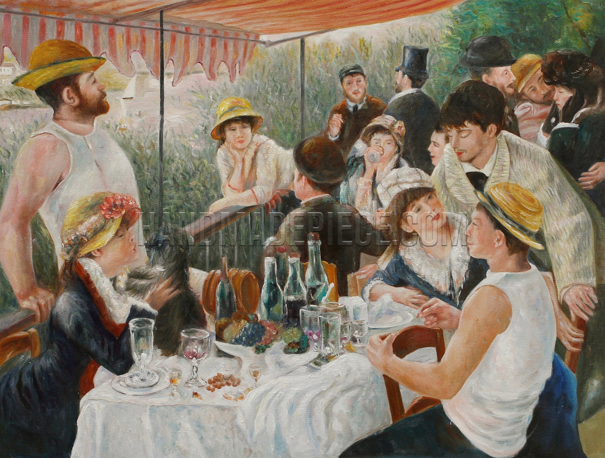Luncheon Of The Boating Party by Pierre Auguste Renoir