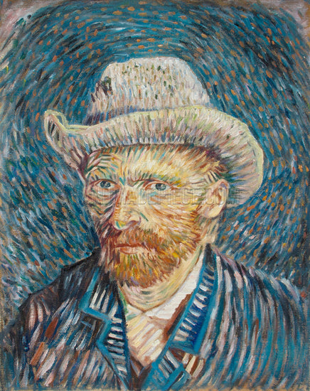 Self Portrait With Felt Hat by Vincent van Gogh
