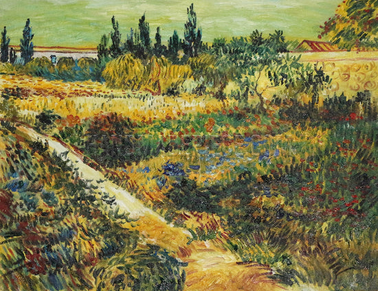 Garden With Flowers by Vincent van Gogh