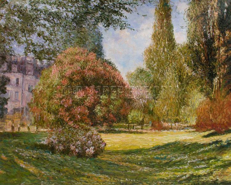 The Parc Monceau, Paris by Claude Oscar Monet