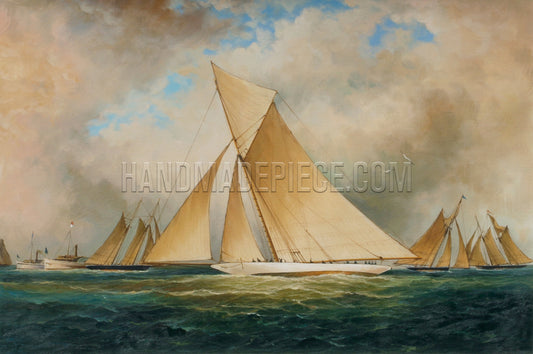 America’S Cup Yacht ’Vigilant’, 1893 by James E. Buttersworth