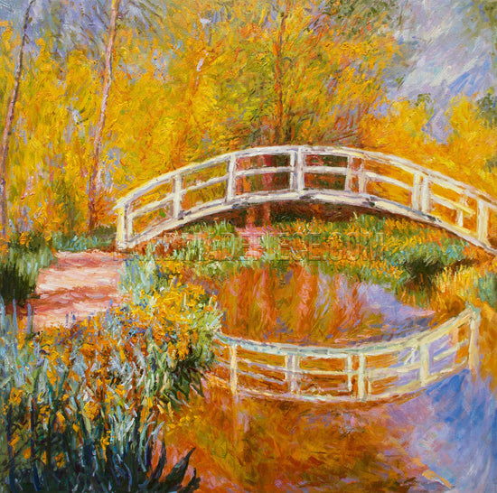 The Japanese Bridge At Giverny by Claude Oscar Monet