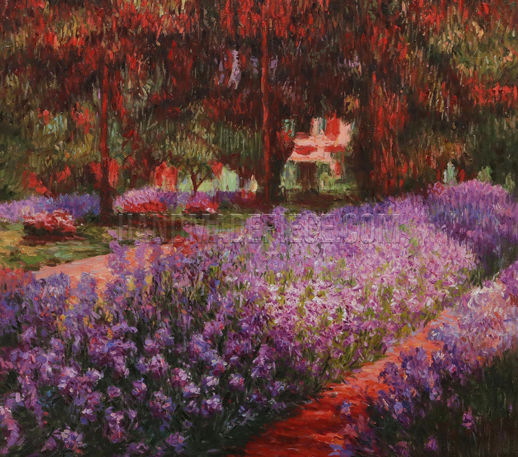The Garden (Irises) by Claude Oscar Monet