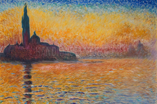 San Giorgio Maggiore At Dusk by Claude Oscar Monet