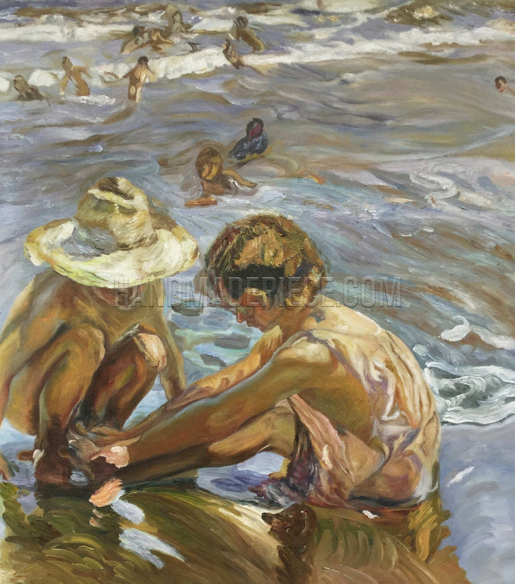 Wounded Foot by Joaquin Sorolla y Bastida